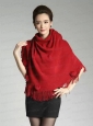 2015 Burgundy Knitted Fabric Wonderful Wraps