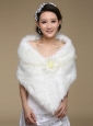 Unique White Faux Fur Wraps for 2015