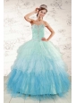 Fashionable Multi Color 2015 Quinceanera Dresses with Beading and Ruffles