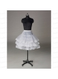 Custom Made Organza Mini-length Prom Petticoat with Lace
