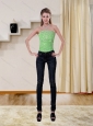 2015 New Style Spring Green Strapless Corset with Beading