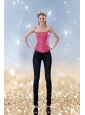 2015 Girls Fashionable Pink Sweetheart Corset With Beading
