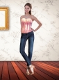 2015 Cute Sweetheart Multi Color Corset with Beading