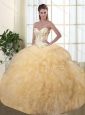 Popular Chamagane Quinceanera Dresses with Beading and Ruffles for 2015