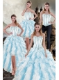 2015 New Style Ruffles Quinceanera Dresses in Multi Color