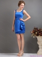 2015 The Super Hot Mini Length Christmas Party Dress with Ruching