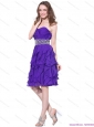 Popular Sweetheart Ruffled Plus Size Prom Dresses with Appliques