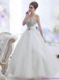 New White Sweetheart Rhinestone Wedding Dresses for 2015