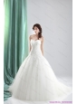 2015 New and Pretty Sweetheart A Line Wedding Dress with Appliques