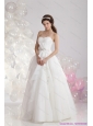 2015 New Style Sweetheart Wedding Dress with Paillette and Ruching