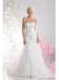 New Sweetheart Wedding Dress with Appliques and Ruffles for 2015