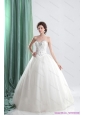Uinque White Sweetheart Beach Wedding Dresses with Ruffles and Beading