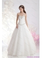 2015 Fashionable Sweetheart A Line Beach Wedding Dress with Beadings