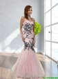 2015 Classical Mermaid Sweetheart Beading and Appliques Prom Dresses in Rose Pink