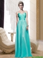 Luxuriously Spaghetti Straps 2015 Long Prom Dress with Ruching