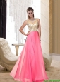 2015 Beautiful  The Brand New Style Long Prom Dresses with Beading and Open Back