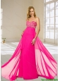 2015 Popular Sweetheart Floor Length Prom Dresses with Beading