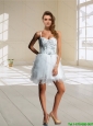 New Arrivals Beading Spaghetti Straps White 2015 Prom Dress