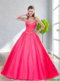Popular Sweetheart Beading Ball Gown Prom Dresses for 2015 Spring