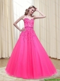 2015 Gorgeous Ball Gown Sweetheart Prom Gown dress with Beading