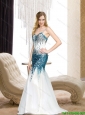 2015 Popular Spaghetti Straps Multi Color Cheap Bridesmaid Dress with Beading