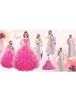 Beading and Ruffles Ball Gown Quinceanera Dress and Long Dama Dresses and  Beading and Ruffles Little Girl Dress