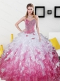 2015 Top Seller Sweetheart Sweet 15 Dresses with Beading and Ruffles