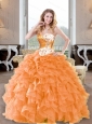 Unique Beading and Ruffles Sweetheart Quinceanera Dresses for 2015