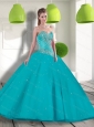Unique Sweetheart 2015 Quinceanera Dress with Beading and Appliques