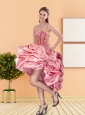 2015 New Style Sweetheart Prom Dress with Beading and Pick Ups