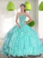 Cute Ball Gown Sweetheart Appliques and Beading Quinceanera Dresses