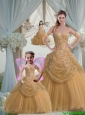 Discount Ball Gown Sweetheart Champagne Princesita Dresses