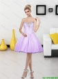 Wonderful Tulle Beading Short Sweetheart 2015 Prom Dress