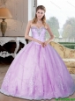 Elegant Sweetheart 2015 Sweet 16 Dresses with Beading and Appliques