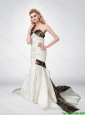 Beautiful Mermaid Sweetheart Multi Color Camo Wedding Dresses