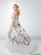 Fashionable Strapless 2015 New Wedding Dresses with Brush Train