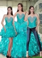 Luxurious Lace Up Quinceanera Dresses with Beading and Ruffles For 2015 Fall