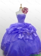 Cute Beaded and Paillette Quinceanera Dresses with Ruffled Layers for 2016 Summer
