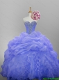 Luxurious 2015 Sweetheart Quinceanera Dresses with Beading and Ruffled Layers