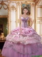 2016 New Style Appliques Quinceanera Dresses with Bowknot and Pick Ups