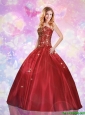 Fashionable Sweetheart Beaded Quinceanera Gowns in Taffeta for 2016