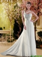 2016 Fashionable Spaghetti Straps Brush Train Elegant Wedding Dresses