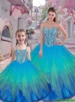 2015 Fall Classical Beaded Ball Gown Macthing Sister  Dresses with Sweetheart