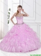 2016 New Arrivals Ball Gown Beaded Quinceanera Gowns with Pick Ups