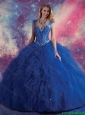 2016 Exquisite Royal Blue Quinceanera Dresses with Beading