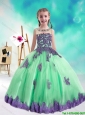 Sweet Multi Color Mini Quinceanera Dresses with Appliques and Beading
