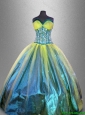 Elegant Sweetheart Multi Color Quinceanera Dresses with Beading