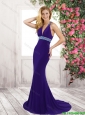 Best Selling Discount Mermaid Halter Top Prom Dresses in Elastic Woven Satin