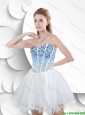 Beautiful Fashionable Discount White Sweetheart Prom Dresses with Beading