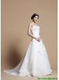 Beautiful A Line Wedding Dresses with Beading and Appliques